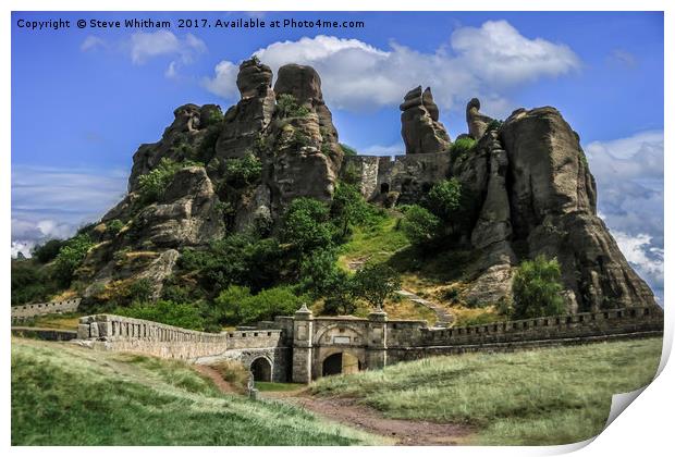 Belogradchik Rocks and Fortress Print by Steve Whitham