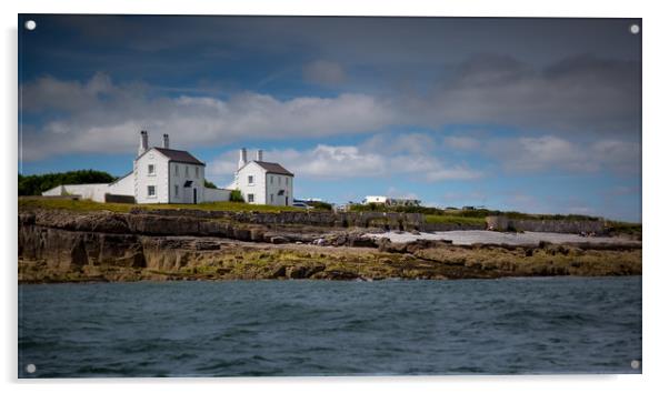 Penmon Point (Colour) Acrylic by Sean Wareing