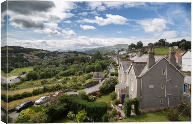 Conwy Valley Canvas Print by Sean Wareing