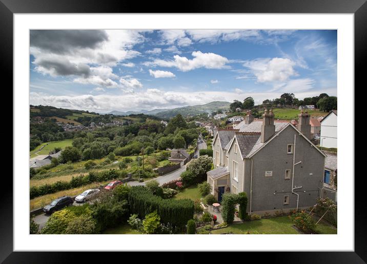 Conwy Valley Framed Mounted Print by Sean Wareing