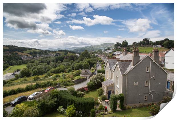 Conwy Valley Print by Sean Wareing