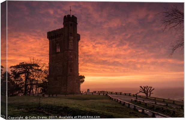 Leith Hill Tower Canvas Print by Colin Evans