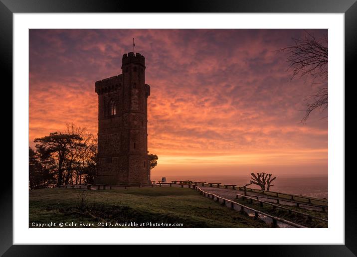 Leith Hill Tower Framed Mounted Print by Colin Evans