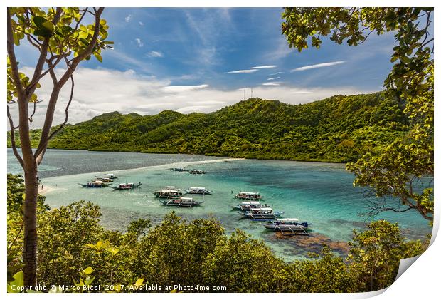 The sandbar of Snake Island  Print by Marco Bicci