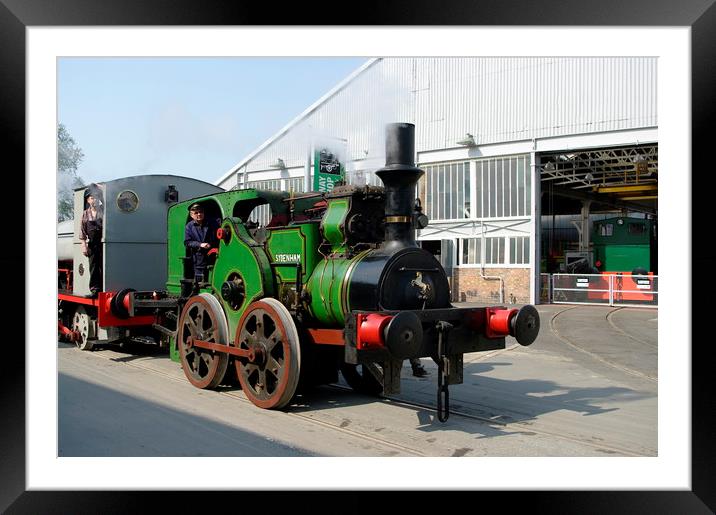 Aveling & Porter steam locomotive Framed Mounted Print by Alan Barnes