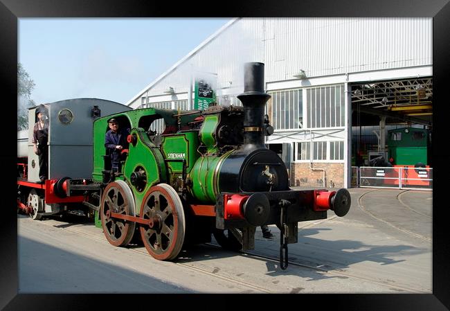 Aveling & Porter steam locomotive Framed Print by Alan Barnes