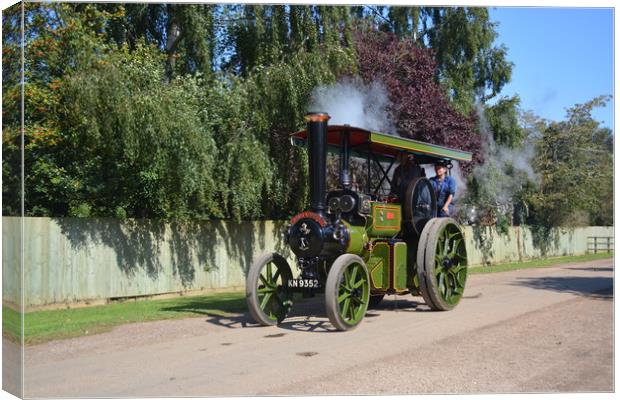 Aveling & Porter steam tractor Canvas Print by Alan Barnes