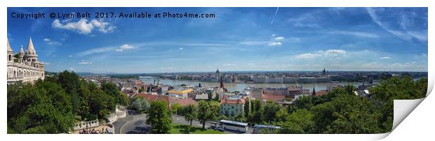 Budapest Panorama Print by Lynn Bolt