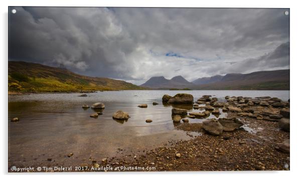 Loch Bad a Ghaill view Acrylic by Tom Dolezal