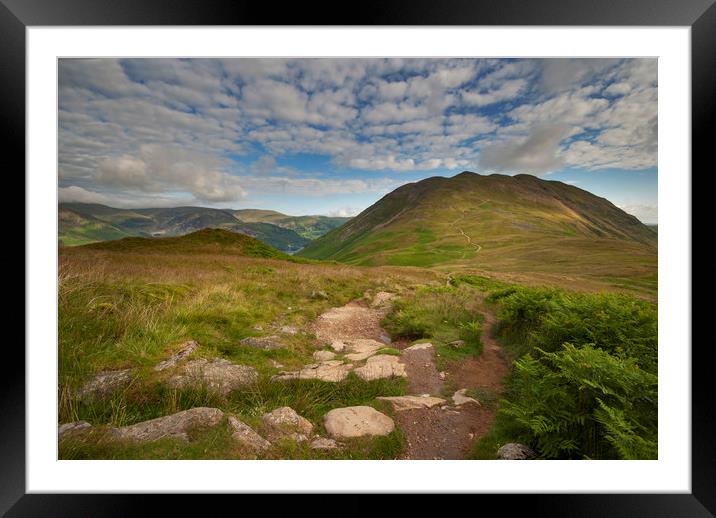 Place Fell  - Cumbria lake District  Framed Mounted Print by Eddie John