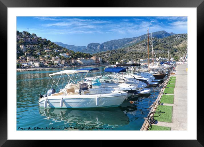 Soller Marina                                     Framed Mounted Print by Peter Stephenson
