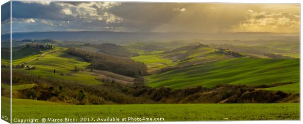 Tuscany countryside Canvas Print by Marco Bicci