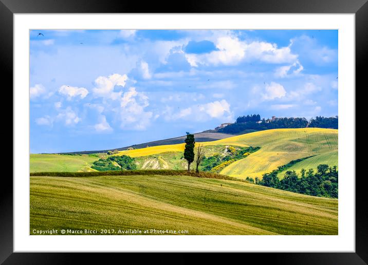 Alone Framed Mounted Print by Marco Bicci