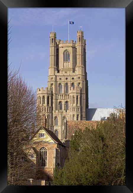 Ely Cathedral West Tower Framed Print by Tony Murtagh