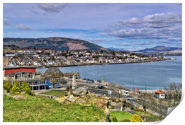 Dunoon Print by Valerie Paterson