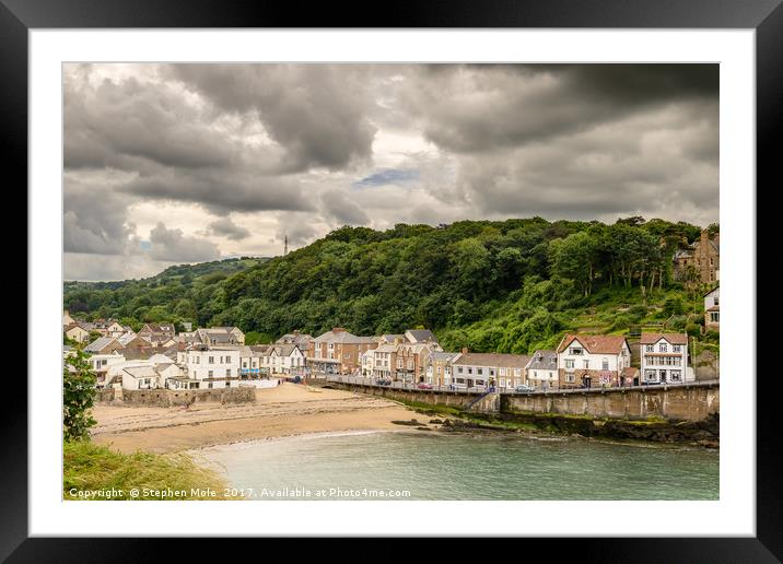 Combe Martin, North Devon Framed Mounted Print by Stephen Mole