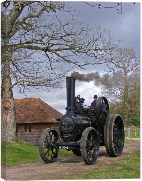 Fowler Traction Engine Canvas Print by Alan Barnes