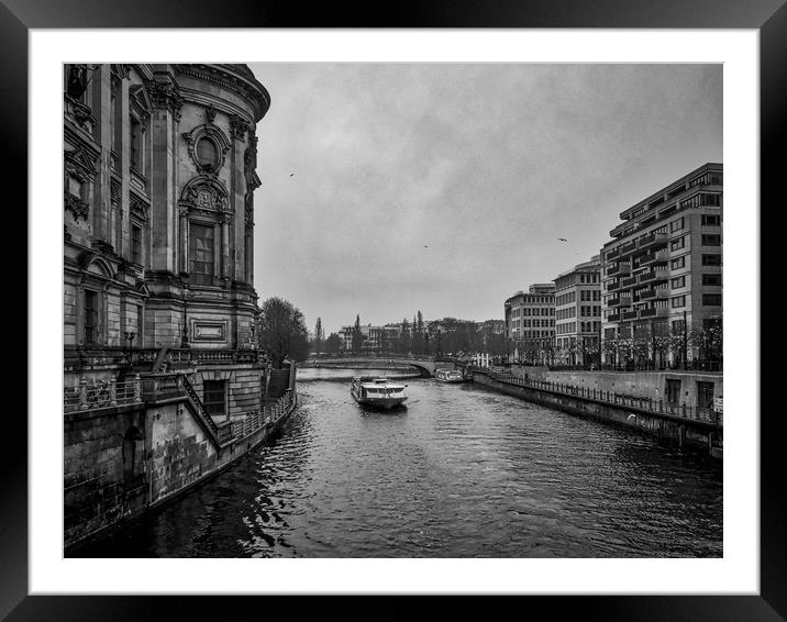 River Spee, Berlin, Germany Framed Mounted Print by Mark Llewellyn