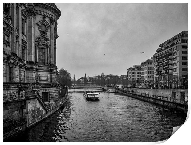 River Spee, Berlin, Germany Print by Mark Llewellyn