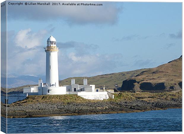 Lismore Lighthouse, Canvas Print by Lilian Marshall