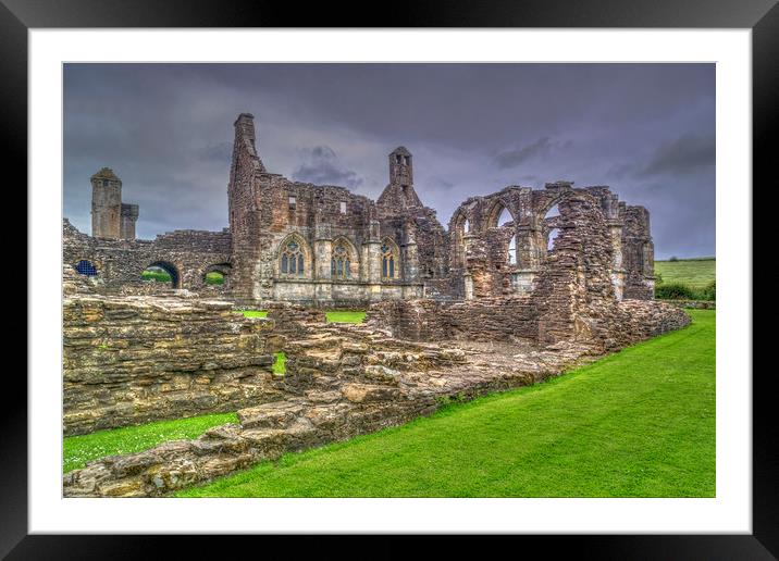 Crossraguel Abbey Framed Mounted Print by Valerie Paterson