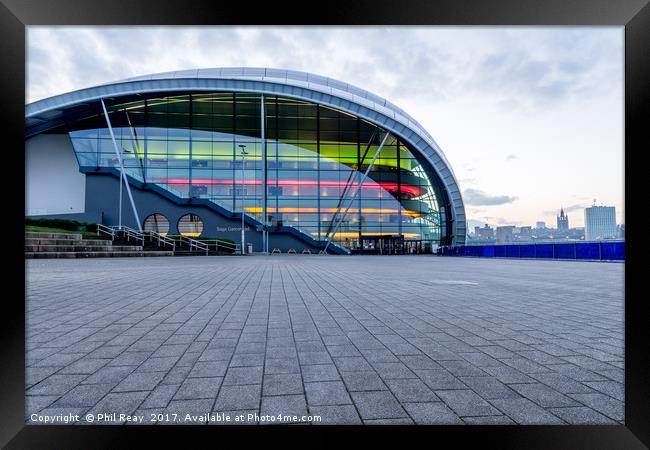 The Sage, Gateshead.  Framed Print by Phil Reay