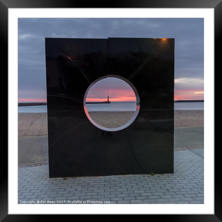 Roker Pier, Sunderland Framed Mounted Print by Phil Reay