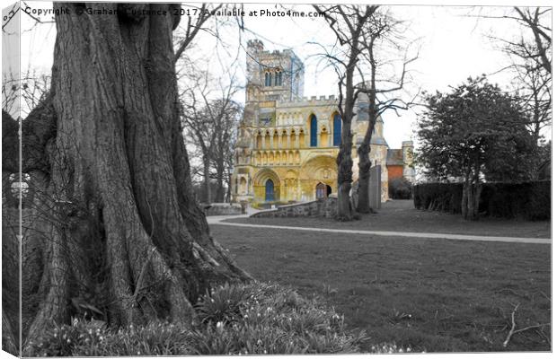 Priory Church, Dunstable Canvas Print by Graham Custance