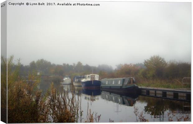 Forth and Clyde Canal Canvas Print by Lynn Bolt
