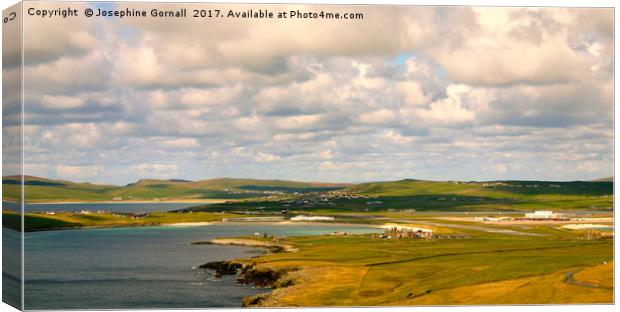 View from Sumburgh Head Shetland Canvas Print by Josephine Gornall