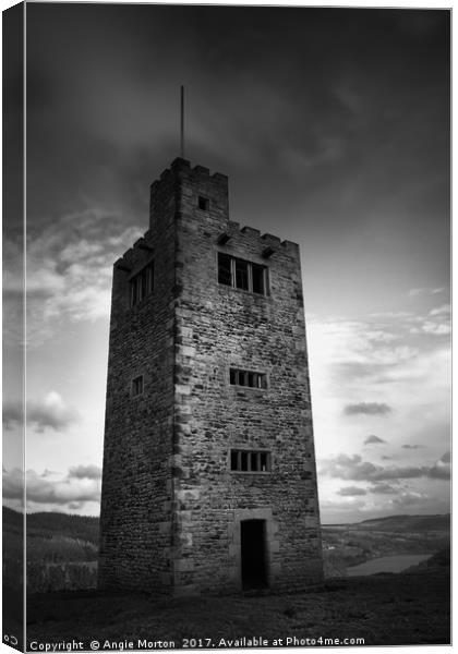 Boots Folly Tower Canvas Print by Angie Morton