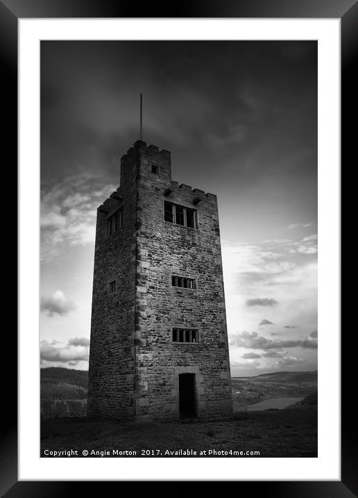 Boots Folly Tower Framed Mounted Print by Angie Morton