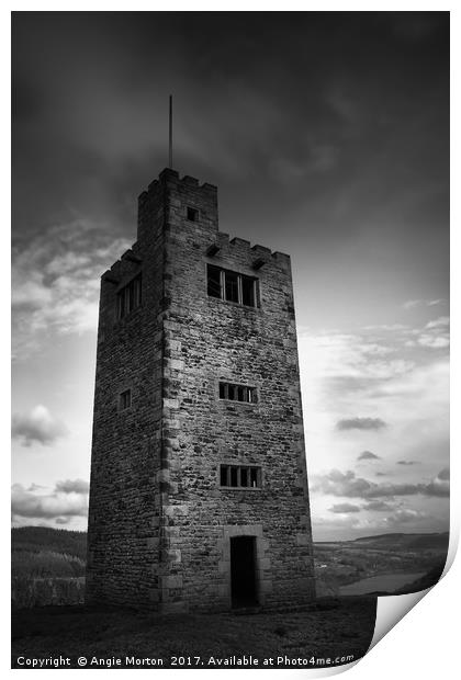Boots Folly Tower Print by Angie Morton