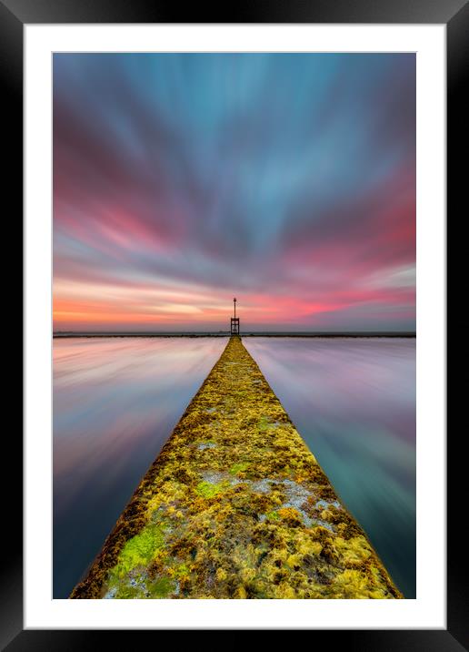 Fixed Link Or Road To Hell Framed Mounted Print by Wight Landscapes