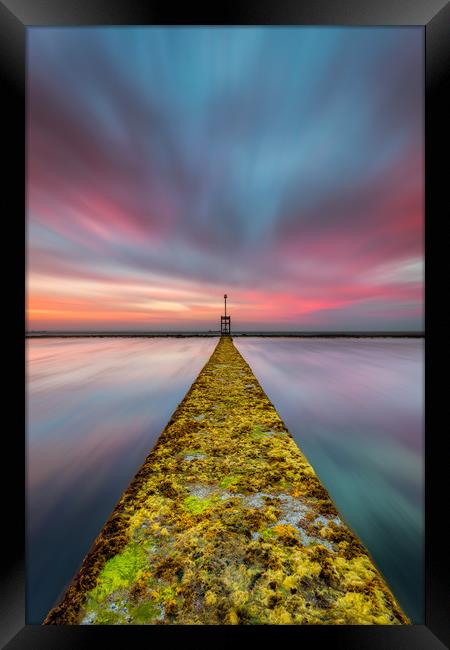 Fixed Link Or Road To Hell Framed Print by Wight Landscapes