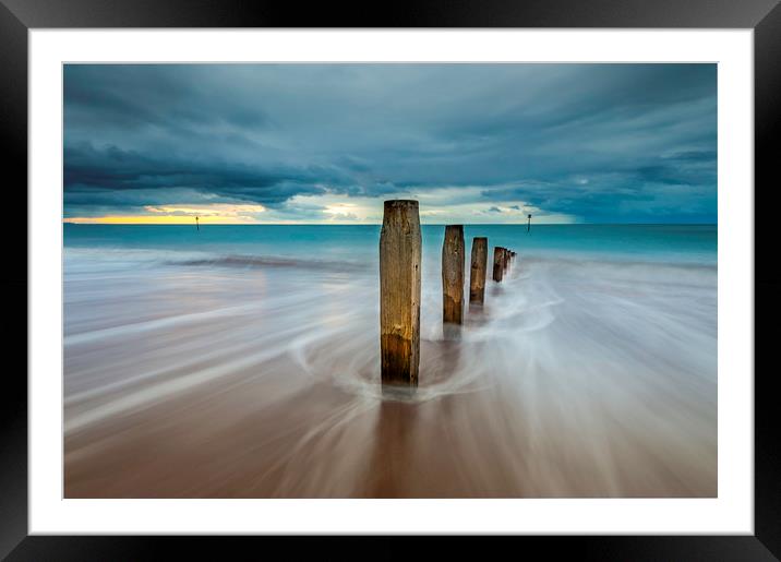 Sunrise at Teignmouth Framed Mounted Print by Nigel Martin