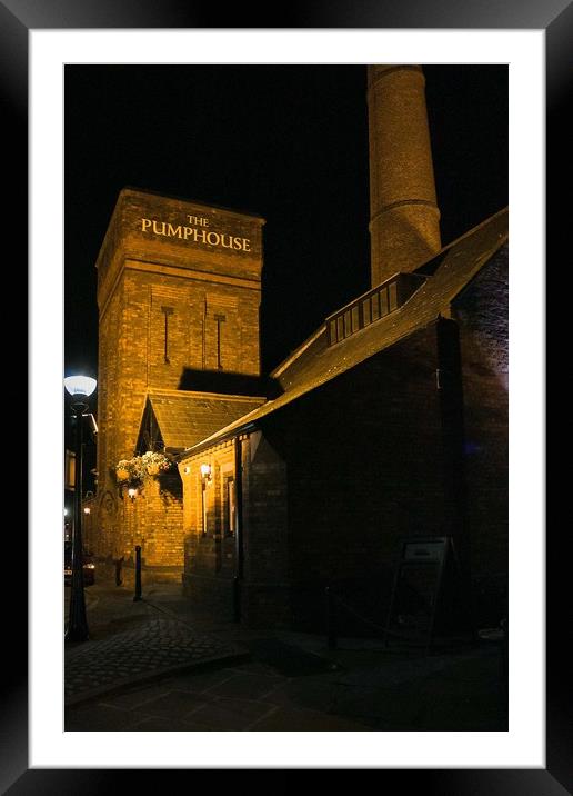 The Pumphouse Framed Mounted Print by Renata Haidle