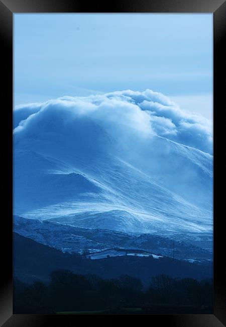Magical Mountains II Framed Print by lucy devereux