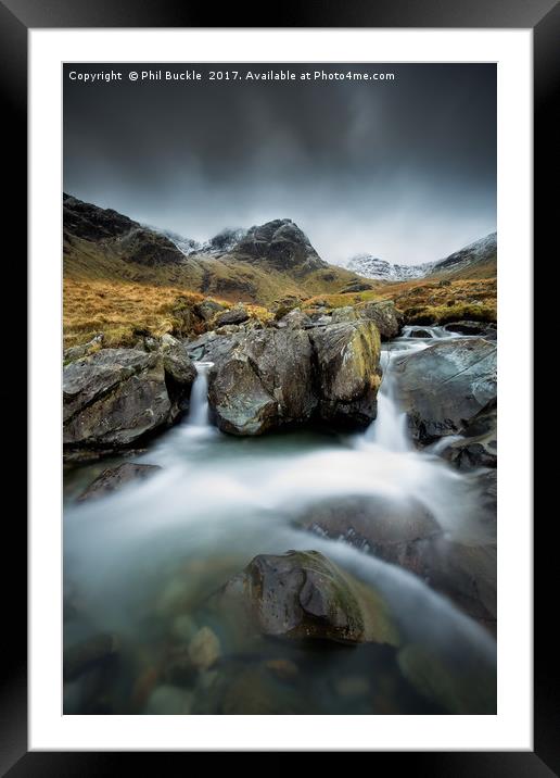 Deepdale Beck Framed Mounted Print by Phil Buckle