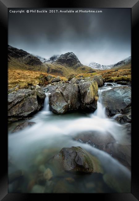 Deepdale Beck Framed Print by Phil Buckle
