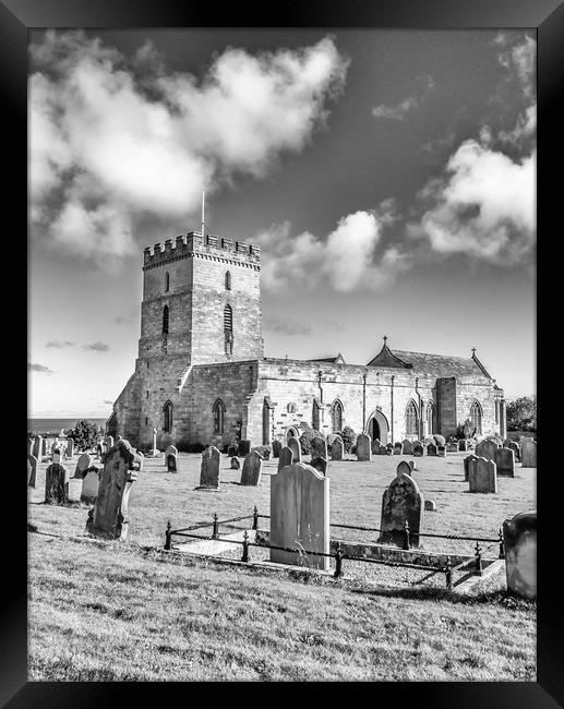 Portrait of St Aidans in Mono Framed Print by Naylor's Photography