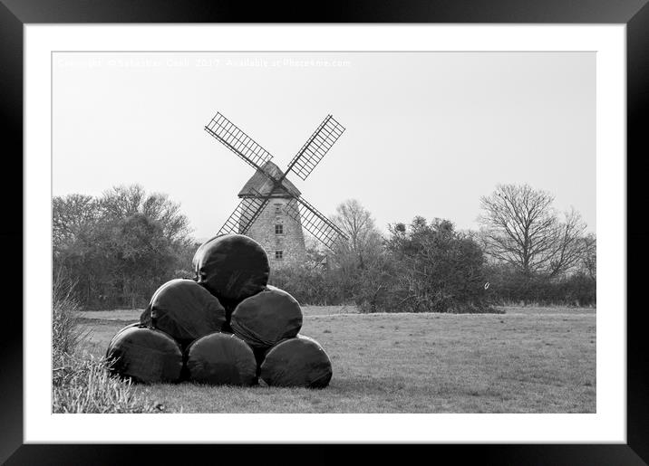 Stembridge tower mill Framed Mounted Print by Sebastien Coell