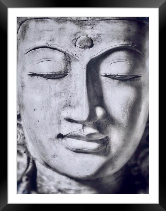 Buddha    Framed Mounted Print by Victor Burnside
