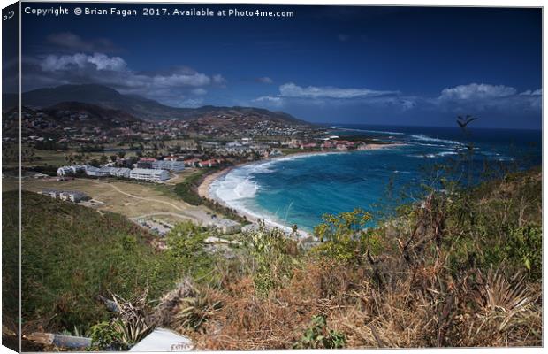 St George, St. Kitts Canvas Print by Brian Fagan