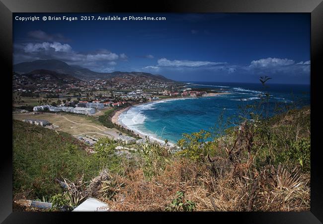 St George, St. Kitts Framed Print by Brian Fagan