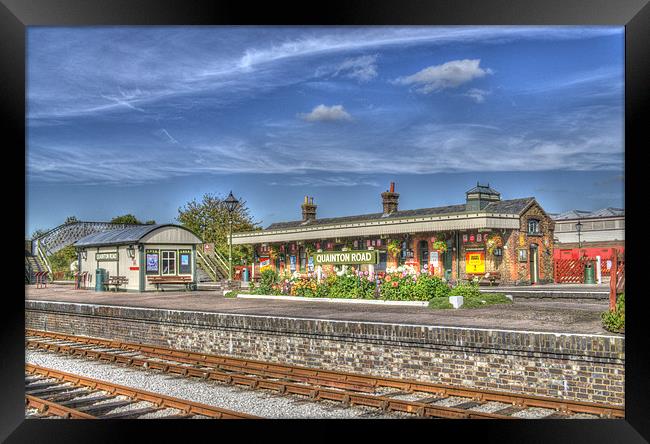 Quainton Road Railway Station Framed Print by Chris Thaxter