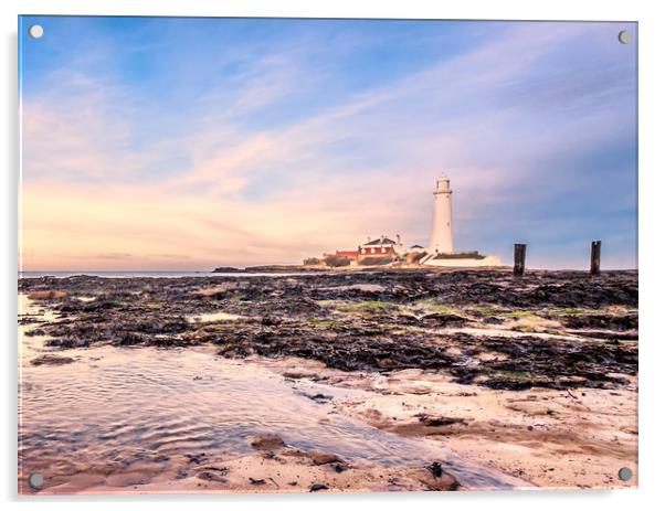 St Marys protecting our coast Acrylic by Naylor's Photography
