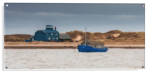 Mary and The Lifeboat House Acrylic by Nigel Jones