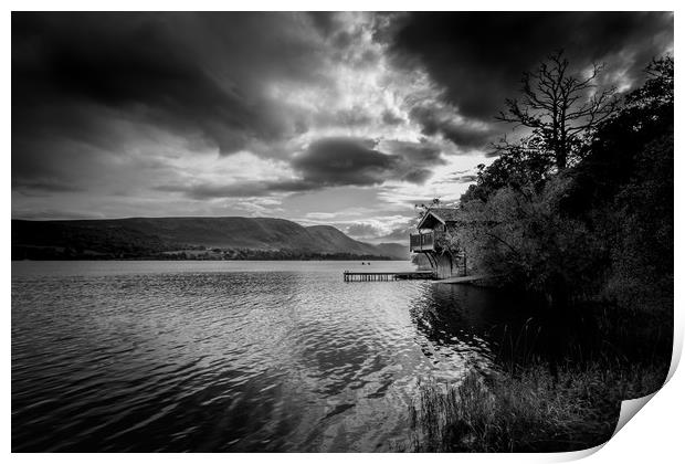 Boathouse  Print by chris smith