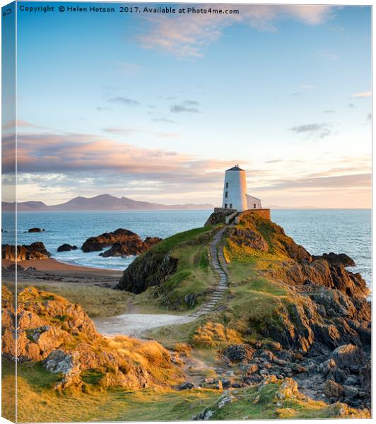 The Anglesey Coast Canvas Print by Helen Hotson